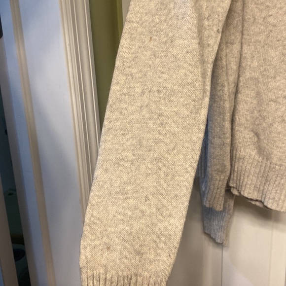 J. Crew Men’s Cotton/Cashmere Blend Sweater Grey - Picture 7 of 7